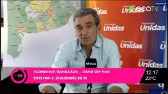 Florencio Randazzo pidió a la población que se acerque a votar y cortar con la polarización