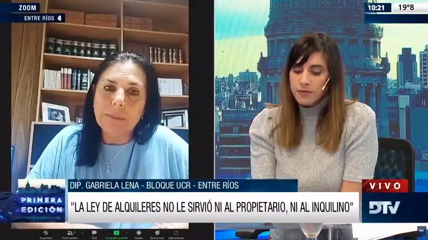 Diputados analizan la Ley de Alquileres