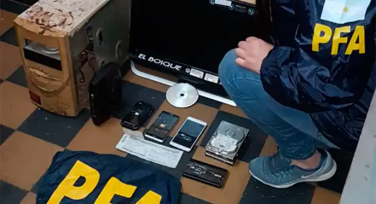 Allanamientos simultáneos por causas de pornografía infantil