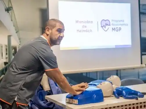 Capacitación en RCP: gratuita y sin inscripción previa
