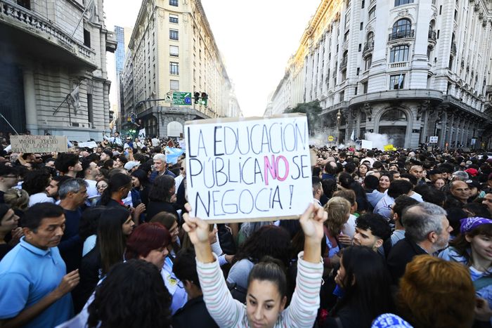 marcha educación universitaria