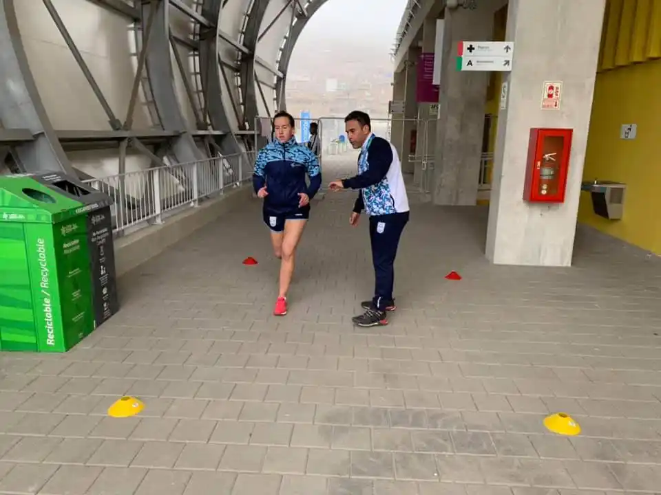 Melina Sphan ganó su primer partido en Frontón Peruano en los Juego Panamericanos