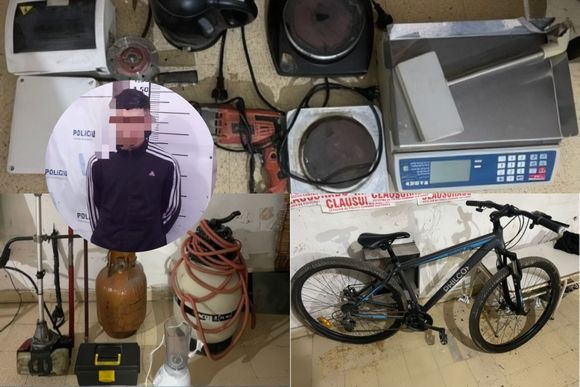 El detenido en Ruffa al 1300 cumplía condena en su casa por robo agravado: está filmado robando