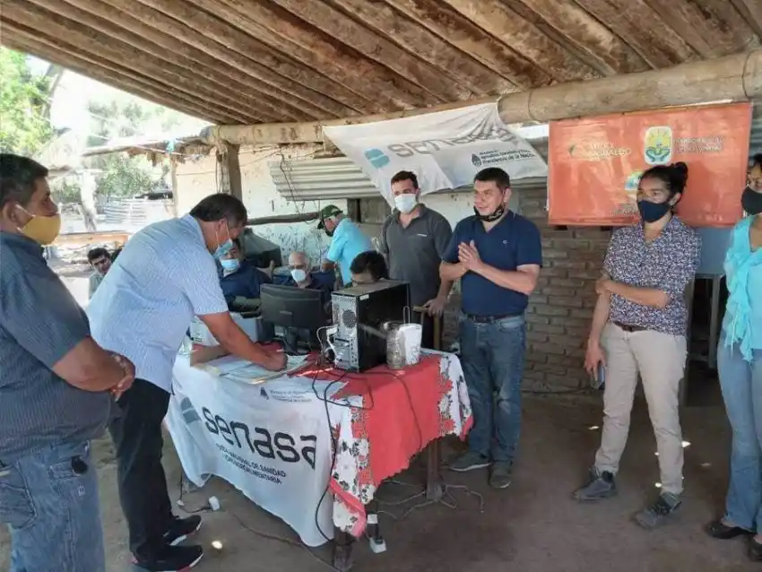 Productores de Fortín Soledad, se sumaron al Renspa y al Renaf