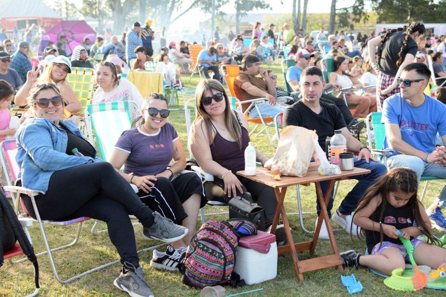 Mucho público. Asistió a la Fiesta de la Torta Frita