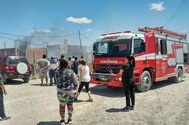 Una chiquita de 5 años murió en el incendio de su casa