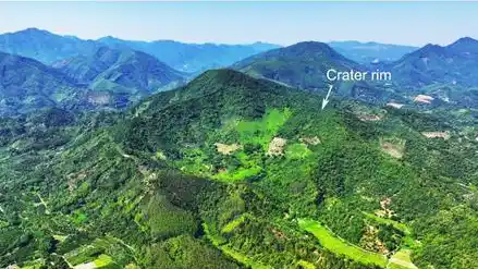 En China científicos encuentran el cráter de meteorito más grande de la era humana moderna