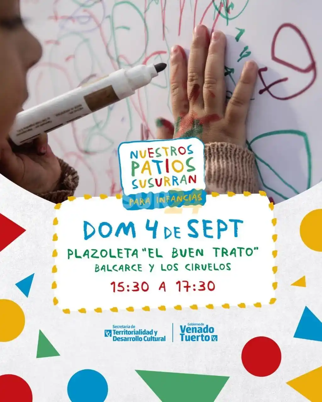 “Nuestros Patios Susurran para Infancias” llega al barrio Santa Rosa 