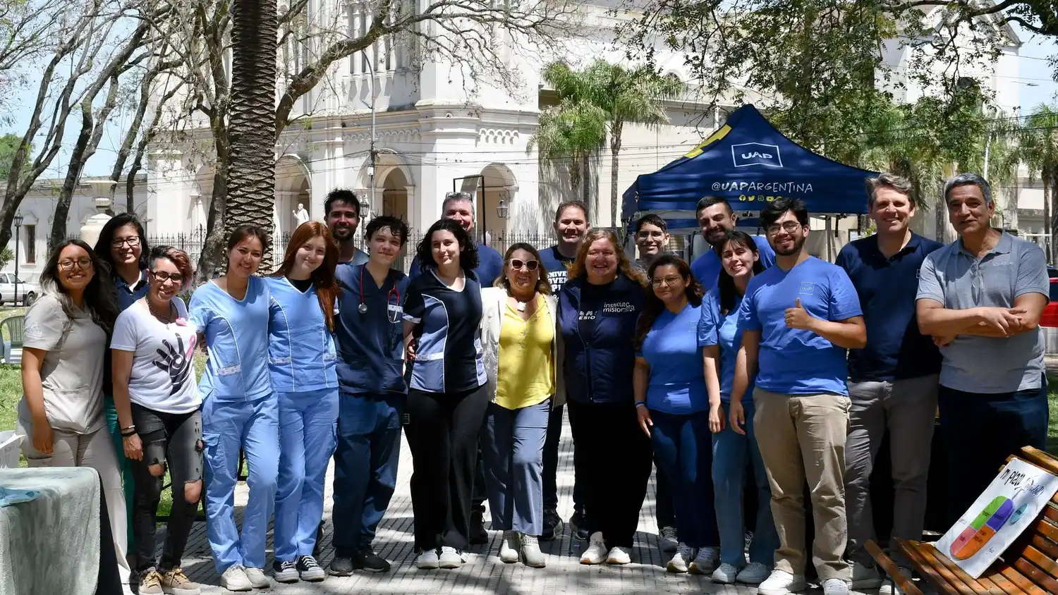 Integrantes de la jornada junto al acompañamiento de la intendente Dora Bogdan.