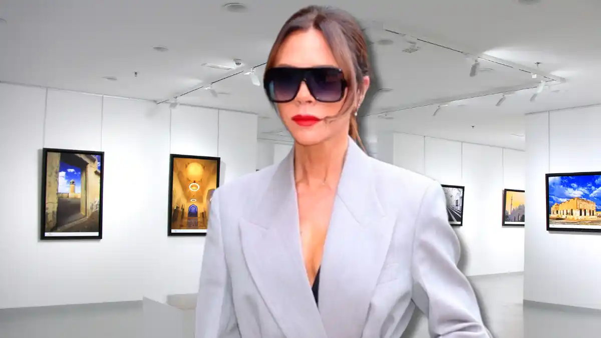 Victoria Beckham transformó su tienda en una galería de arte