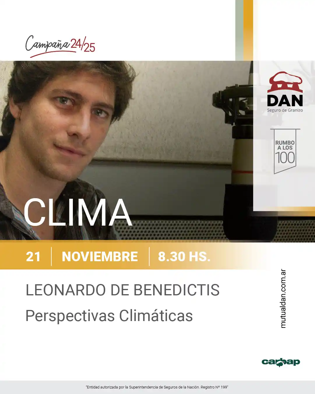 Leo De Benedictis analiza el clima que se viene