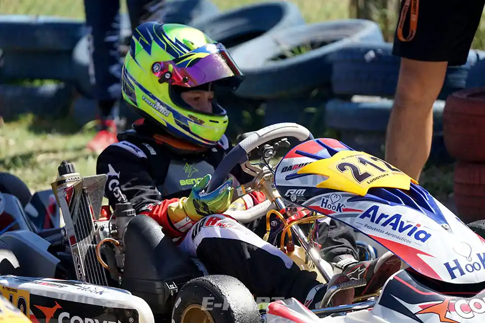 Atilio arrancó el Torneo de Otoño con un cuarto lugar. Foto: E-Kart Virtual Press