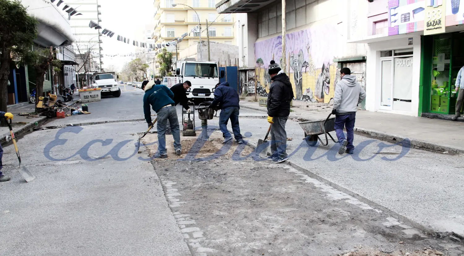 Hasta hoy estará cortado el tránsito en 64 entre 57 y 59