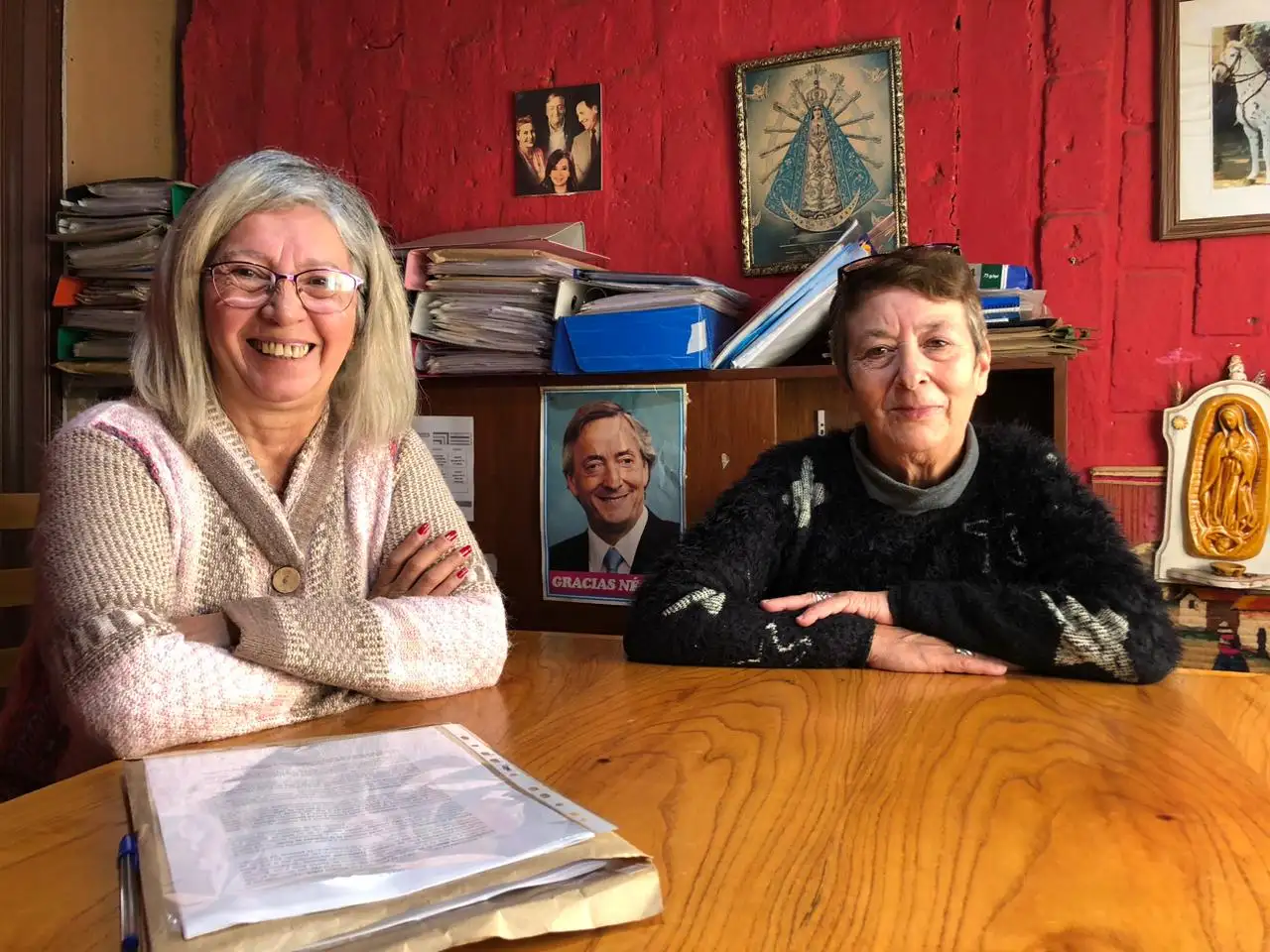 Mirta Piqueras y Cacha Cena, referentes de la Asociación De Corazón Tandilense