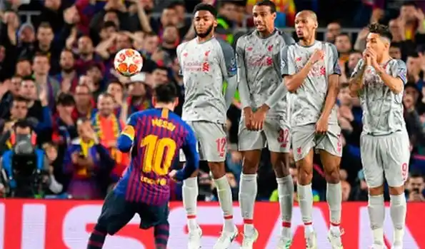 El impactante video del gol de Messi a Liverpool grabado desde la tribuna