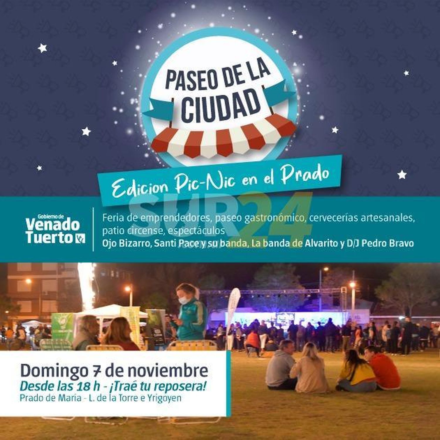 Nueva presentación del “Paseo de la Ciudad Edición Pic Nic” en el Prado de María