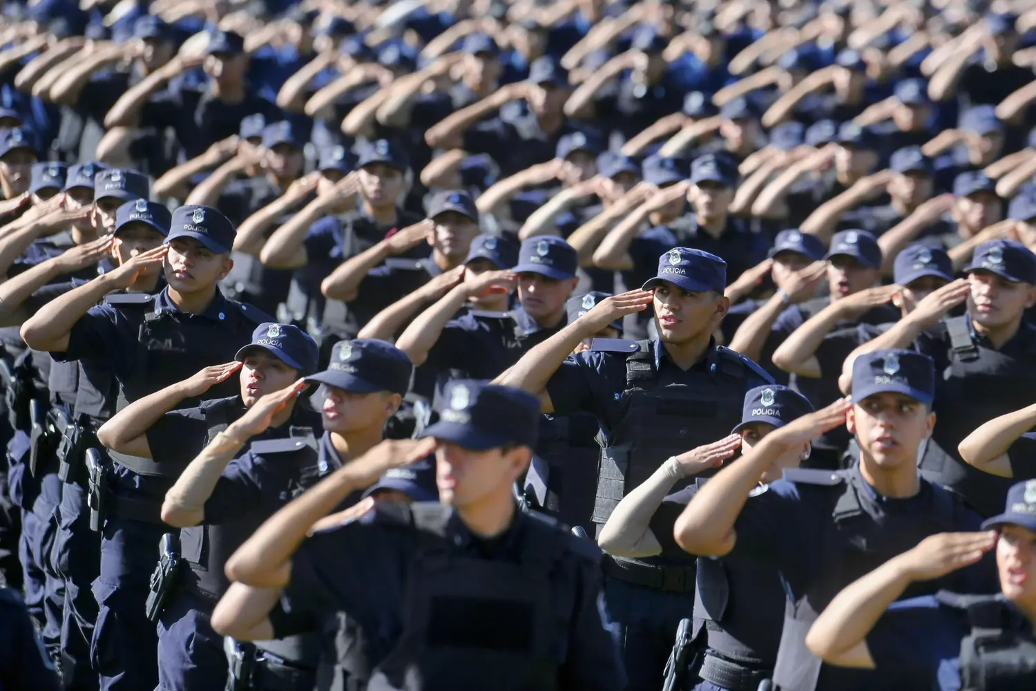 Egresados de Policía bonaerense