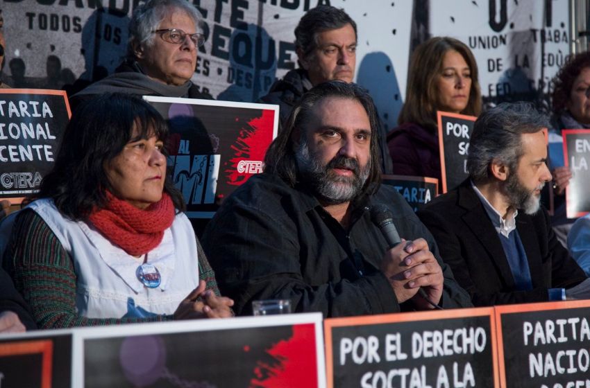 Baradel dijo que no pagará la multa de $660 millones: "Es ilegal"
