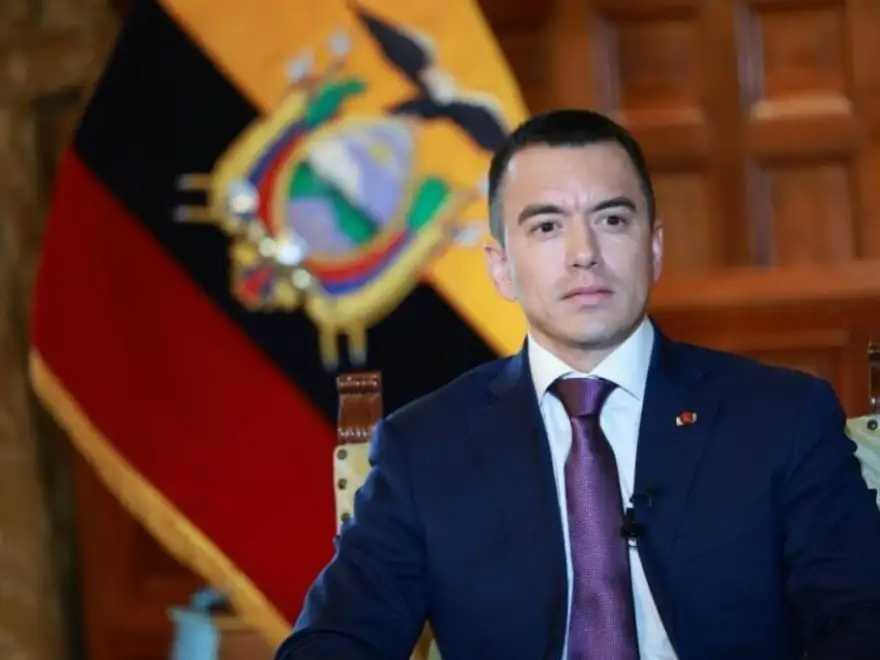 Daniel Noboa, presidente de Ecuador.
