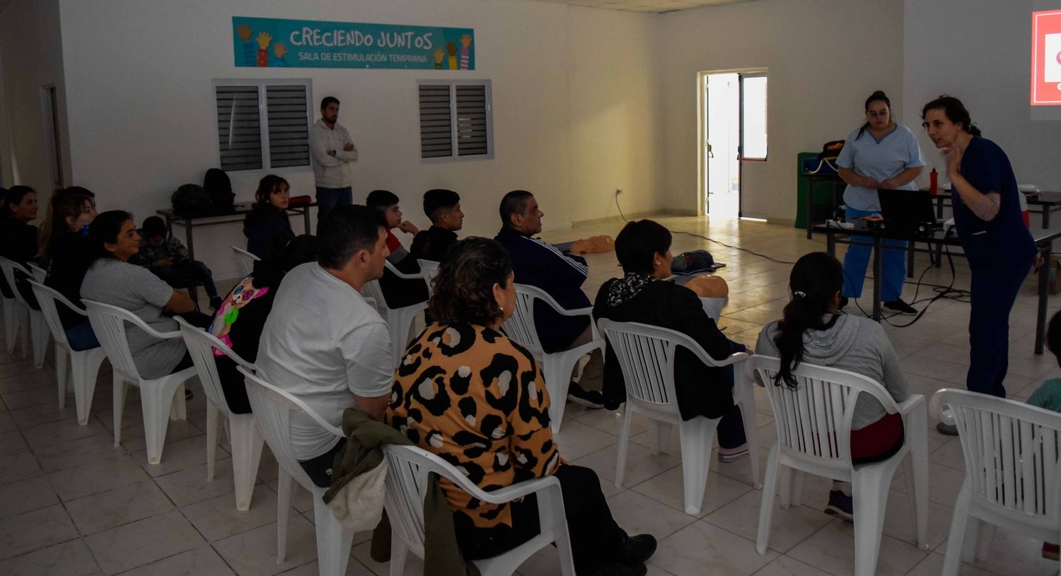 Se realizó un Taller de RCP en el CIC 2