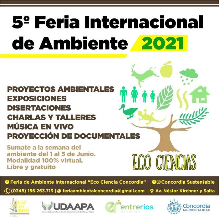 5ª Feria Internacional de Ambiente Eco Ciencias Concordia 2021