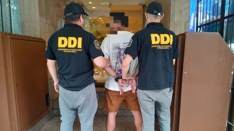 El análisis de las cámaras de seguridad permitieron la aprehensión del sospechoso. (FOTO: 0223)