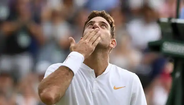 Wimbledon: Del Potro pasó a cuartos y ahora va por Nadal