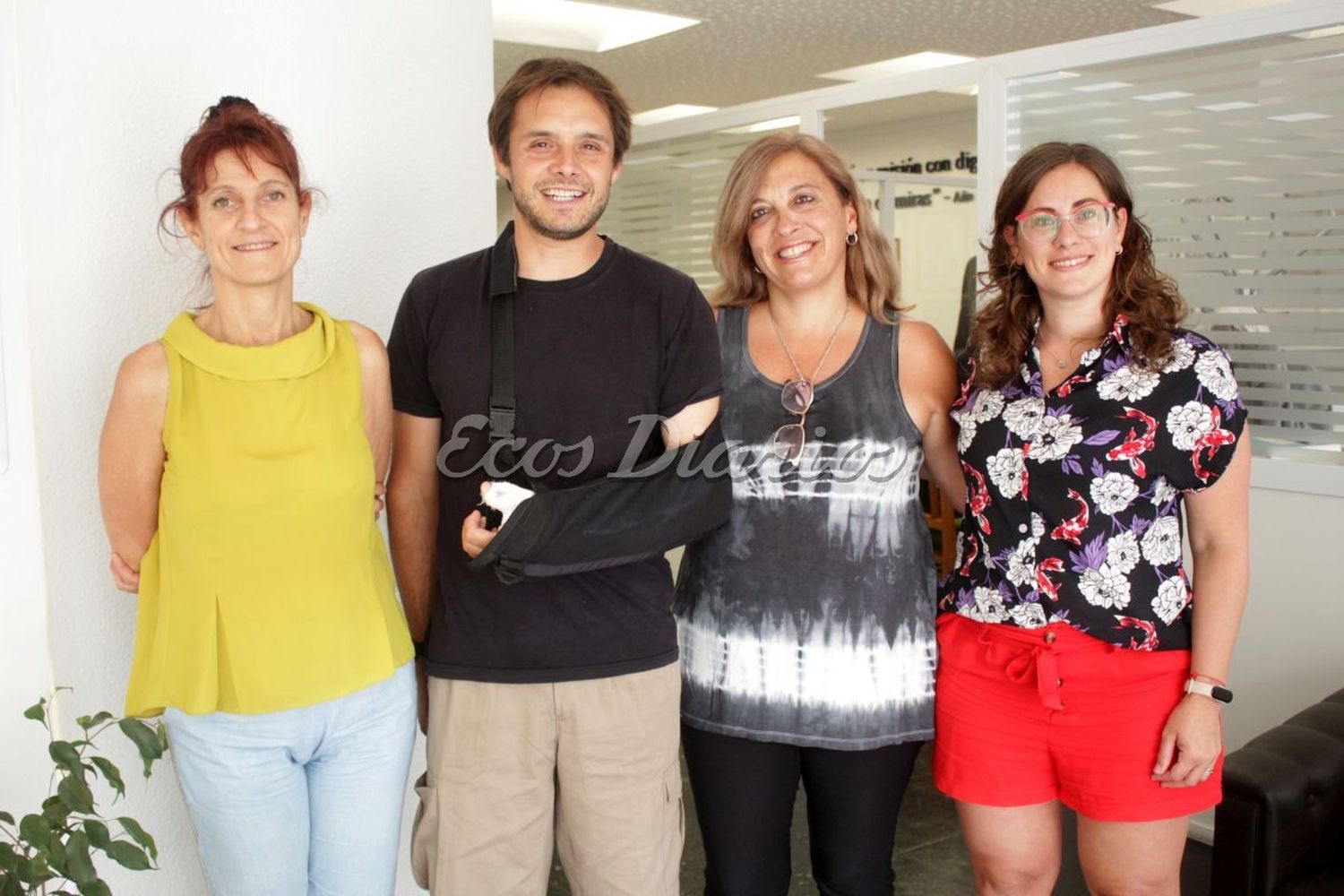 Marcela Mitre, Juan García, Patricia Orazietti y Nerina Baio
