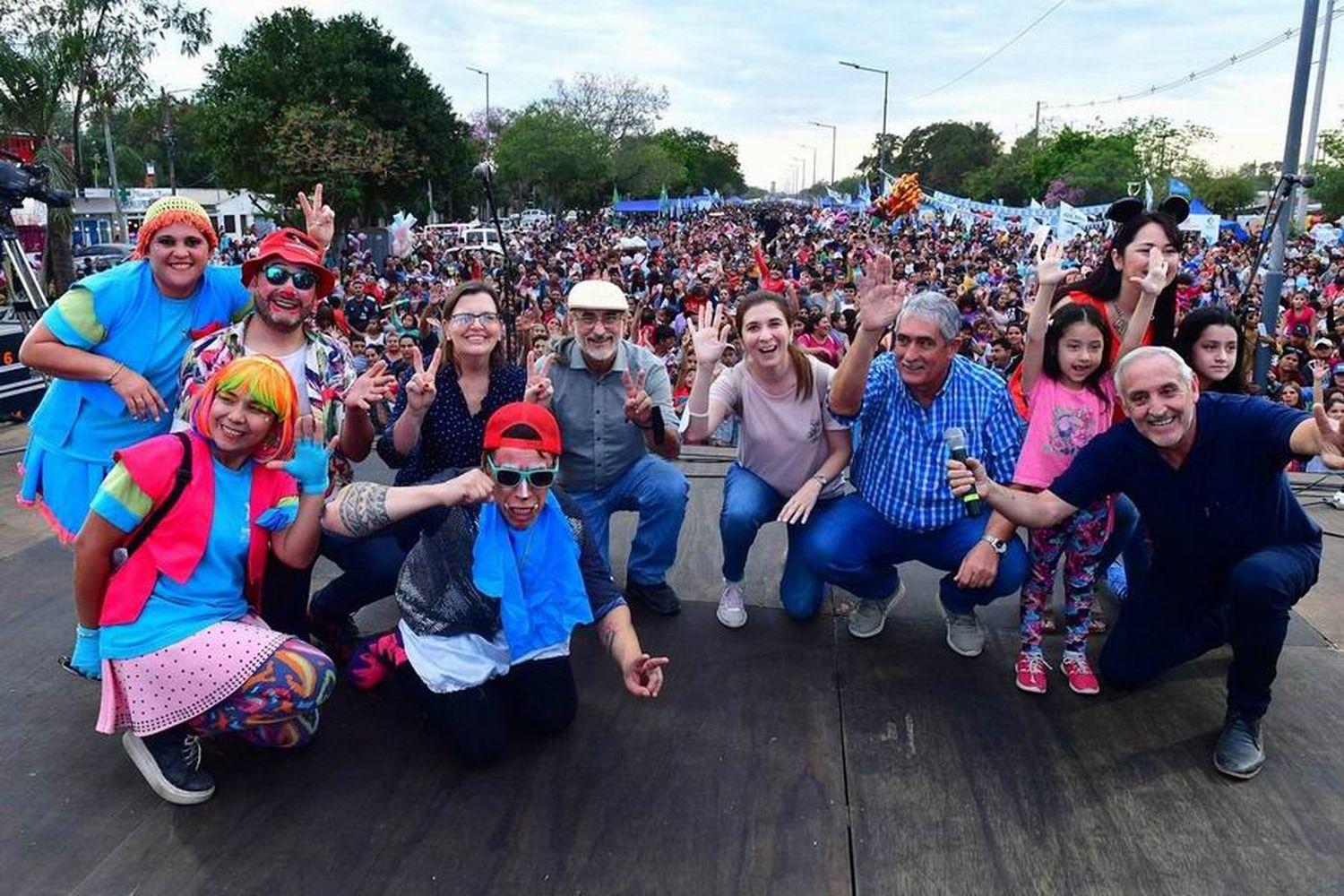 Exitoso festival por el Día de 
las Infancias en el circuito cinco