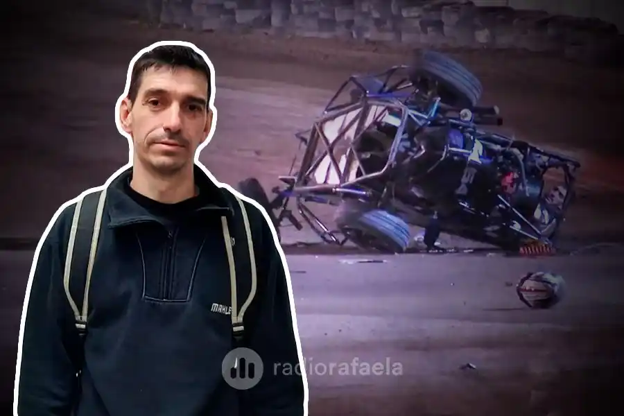 El piloto que se salvó de milagro luego de un accidente en la pista