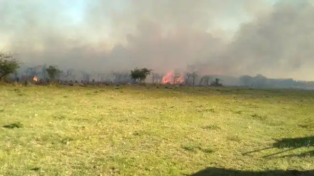 Villaguay: gran incendio en una estancia