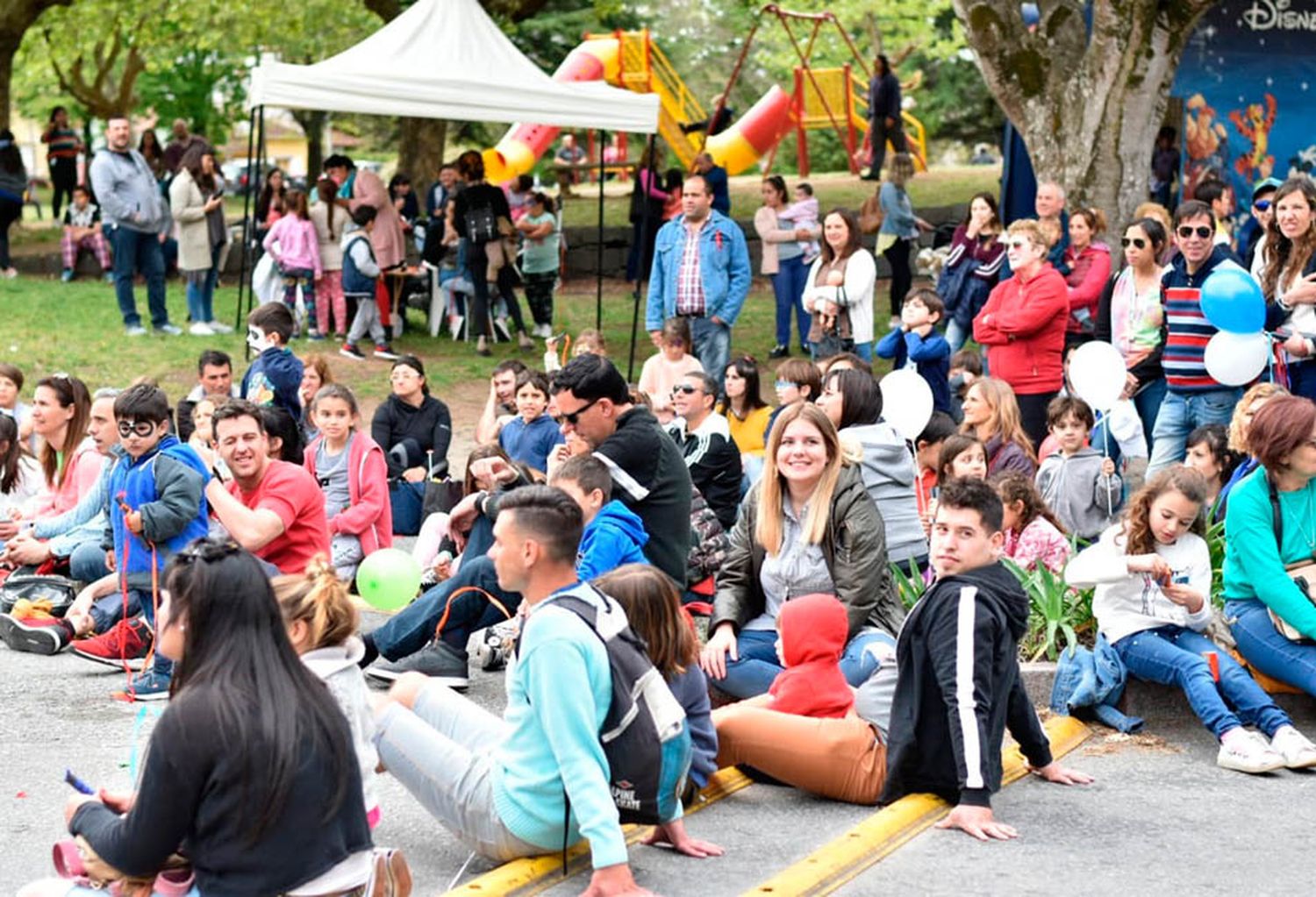 Las familias disfrutaron de un Día de la Madre diferente con actividades en el diagonal