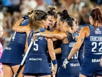 El festejo de las argentinas en Santiago del Estero.