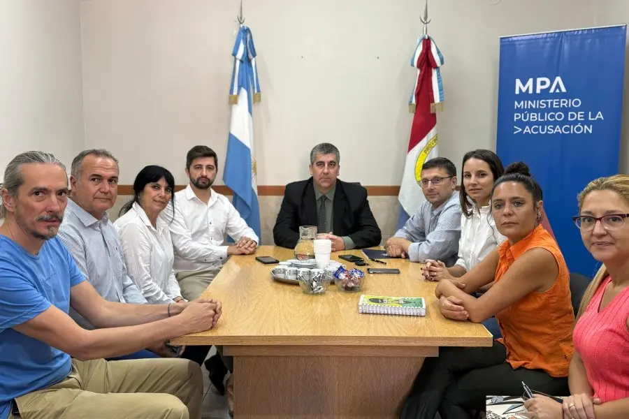 El Fiscal Regional recibió a los Concejales de Rafaela en su recinto