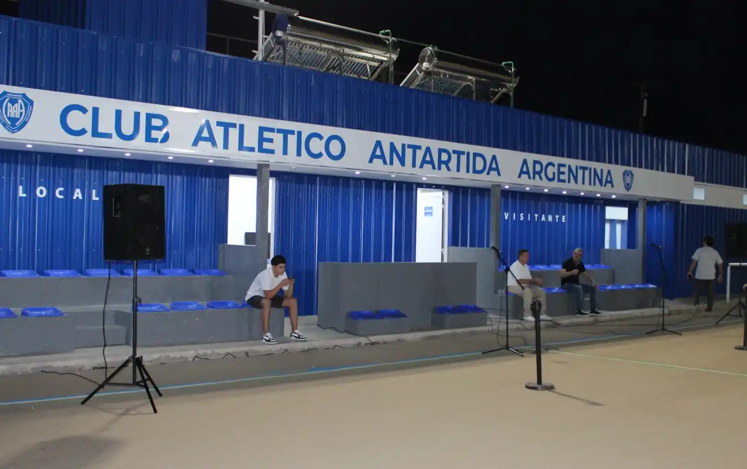 Antártida creció en la parte edilicia