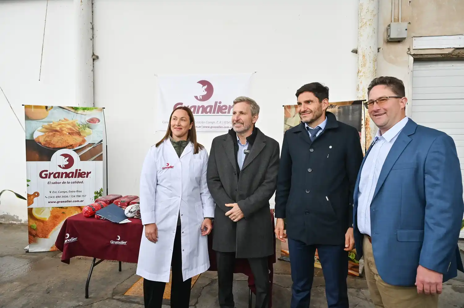 Frigerio y Pullaro visitaron Granalier y destacaron la inversión productiva en Estación Camps