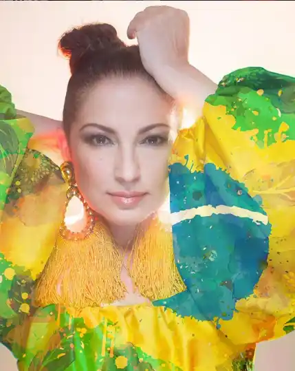 Gloria Estefan luce un look caribeño en su nuevo álbum. Foto Instagram