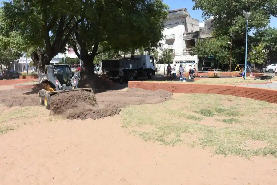 El Parque Islas Malvinas un pedazo importante de la historia de Rafaela se moderniza.