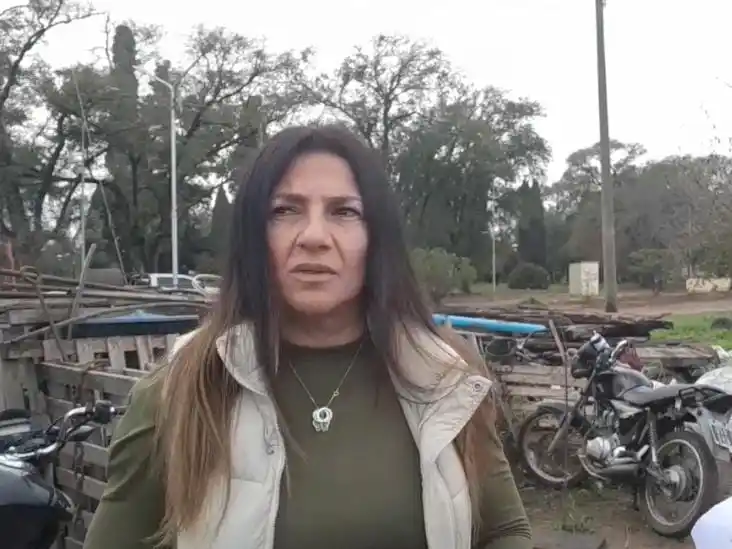 María José Barrios, secretaria general de la Sitram de Rufino. Foto: Gentileza