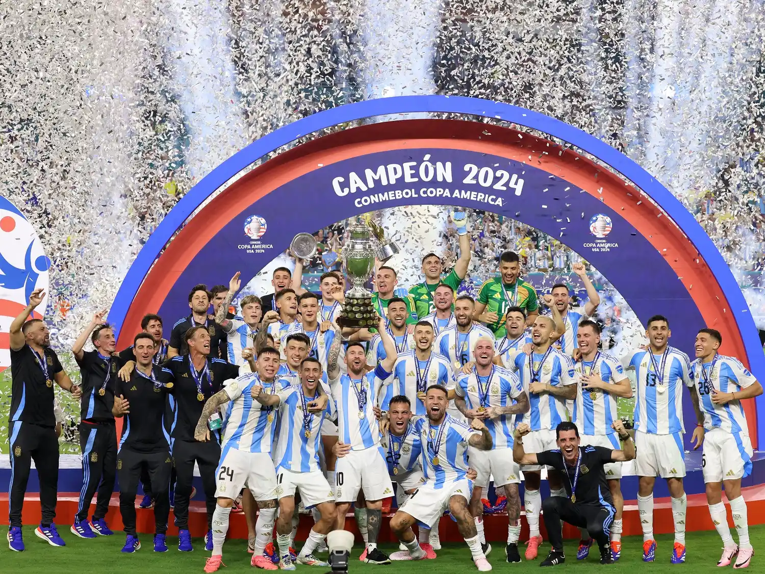 Argentina logró su Copa América número 16 y es el máximo ganador del certamen.