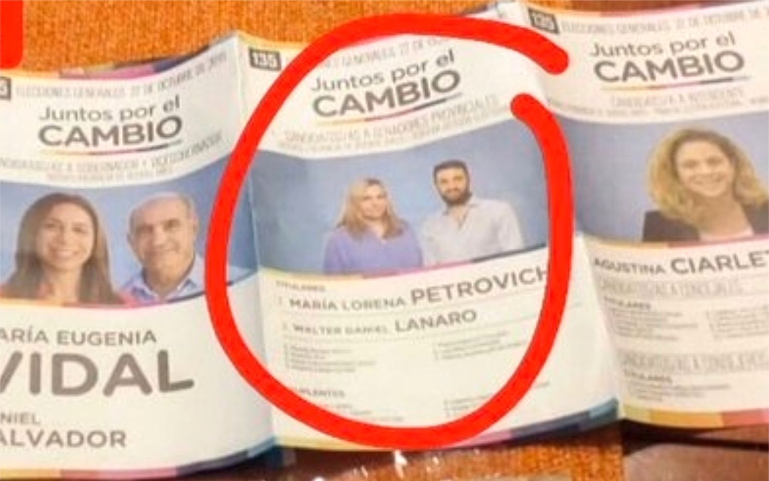En San Fernando denuncian que reparten boletas apócrifas de Juntos por el Cambio