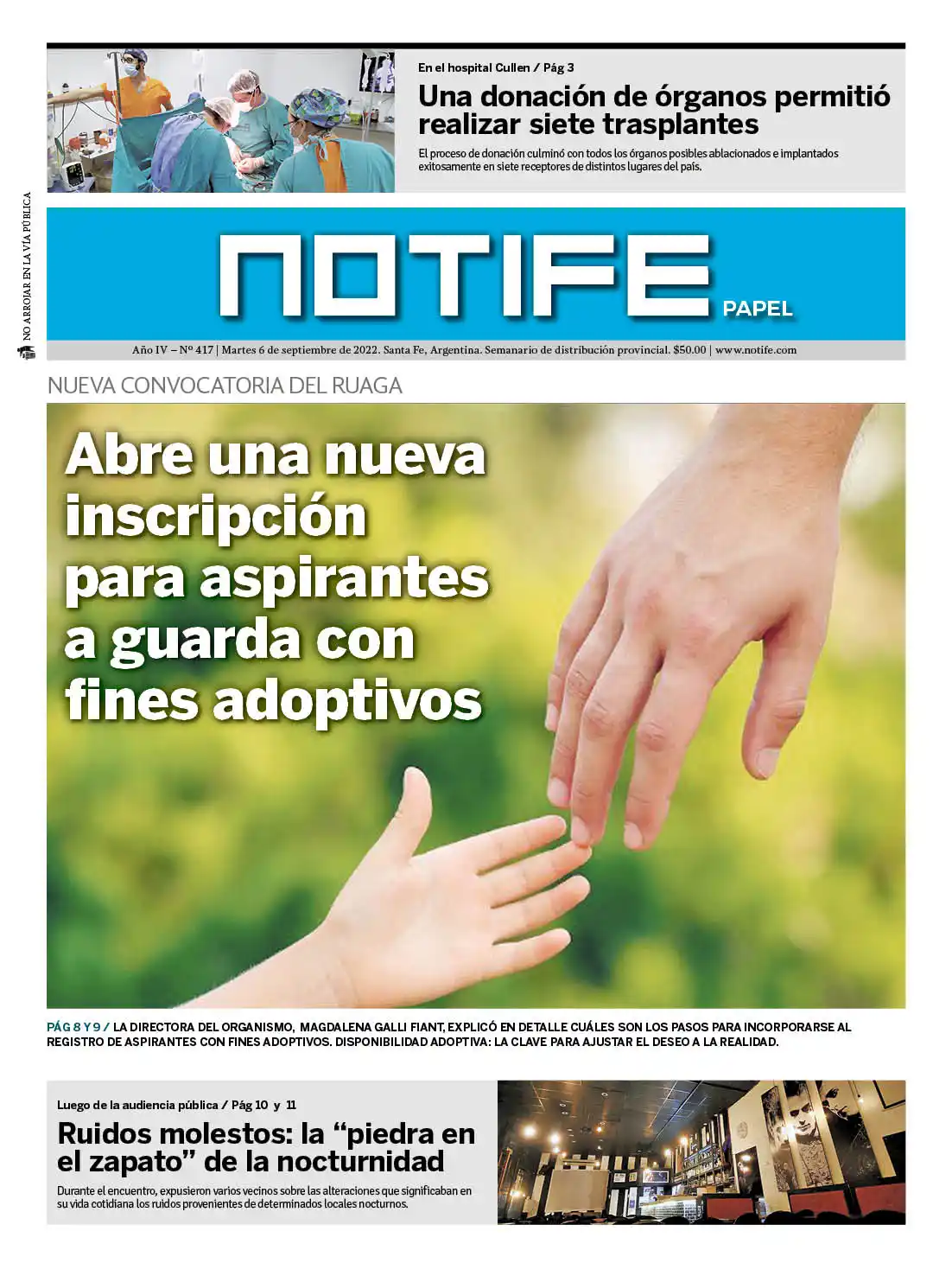 Semanario Notife: Edición N° 417