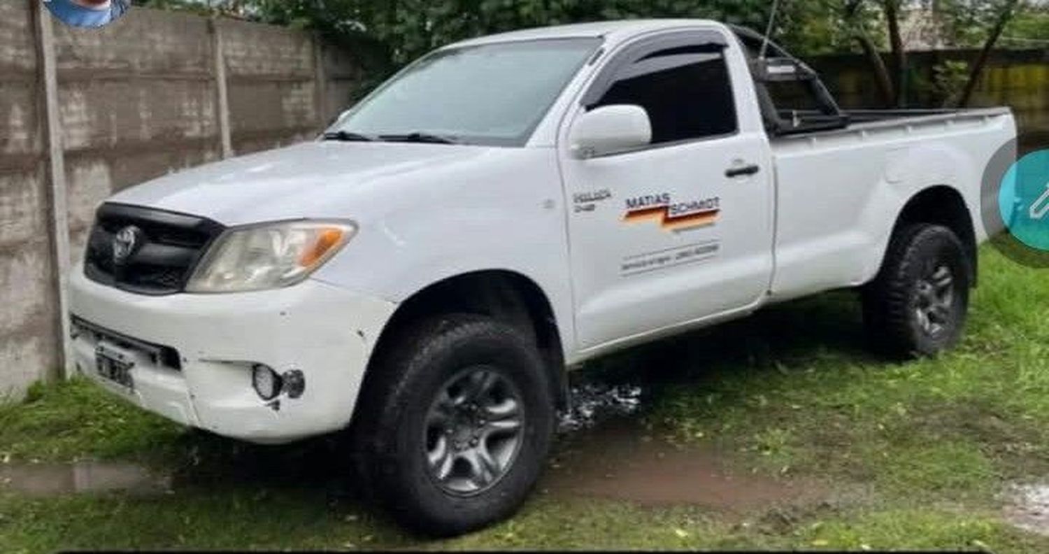 Fue hallada la camioneta robada en la noche del martes