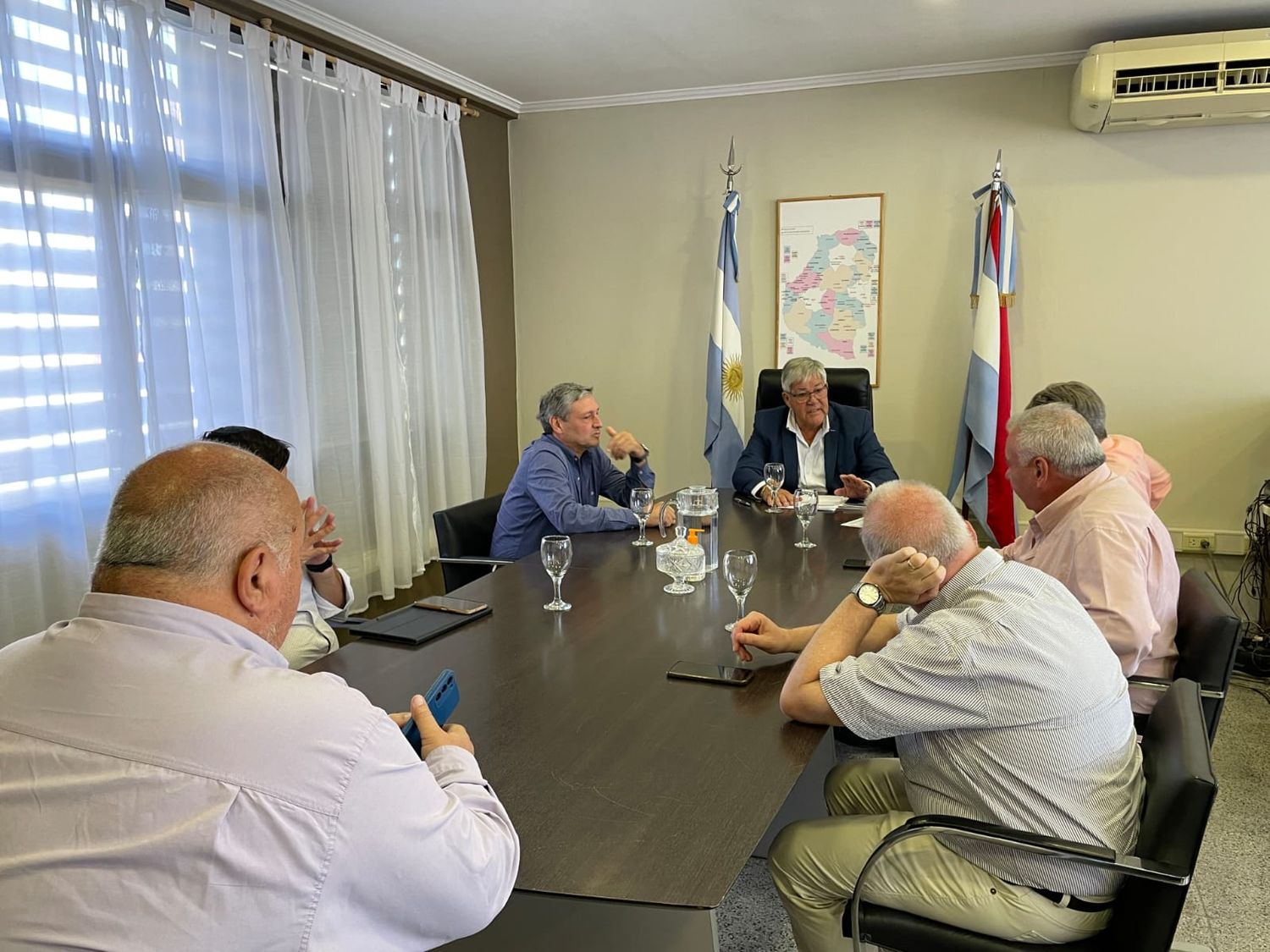 Reunión de autoridades de IOSPER y FEMER
