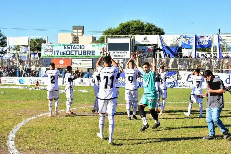 Punto para San Martín y
derrota para Sol de América