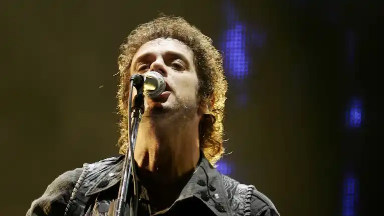 Gustavo Cerati, durante la gira "Me verás volver" de Soda Stereo, en 2007