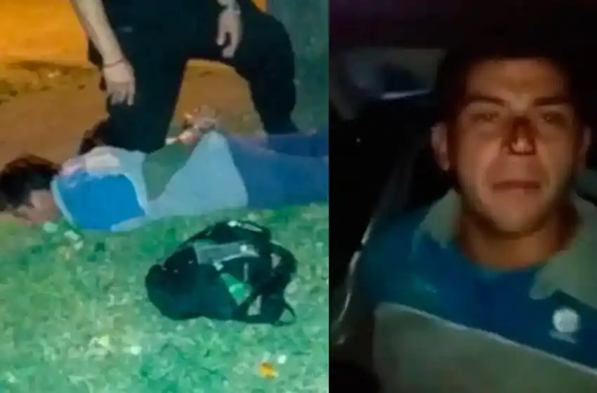 Un hombre fue detenido tras una violenta entradera