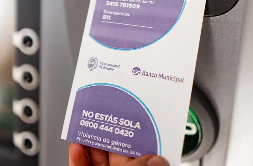 Banco Municipal se suma a la campaña de prevención de violencia de género