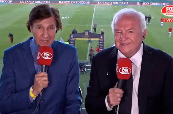 Fernando Niembro hizo un comentario político en plena transmisión de fútbol y enfureció a más de uno