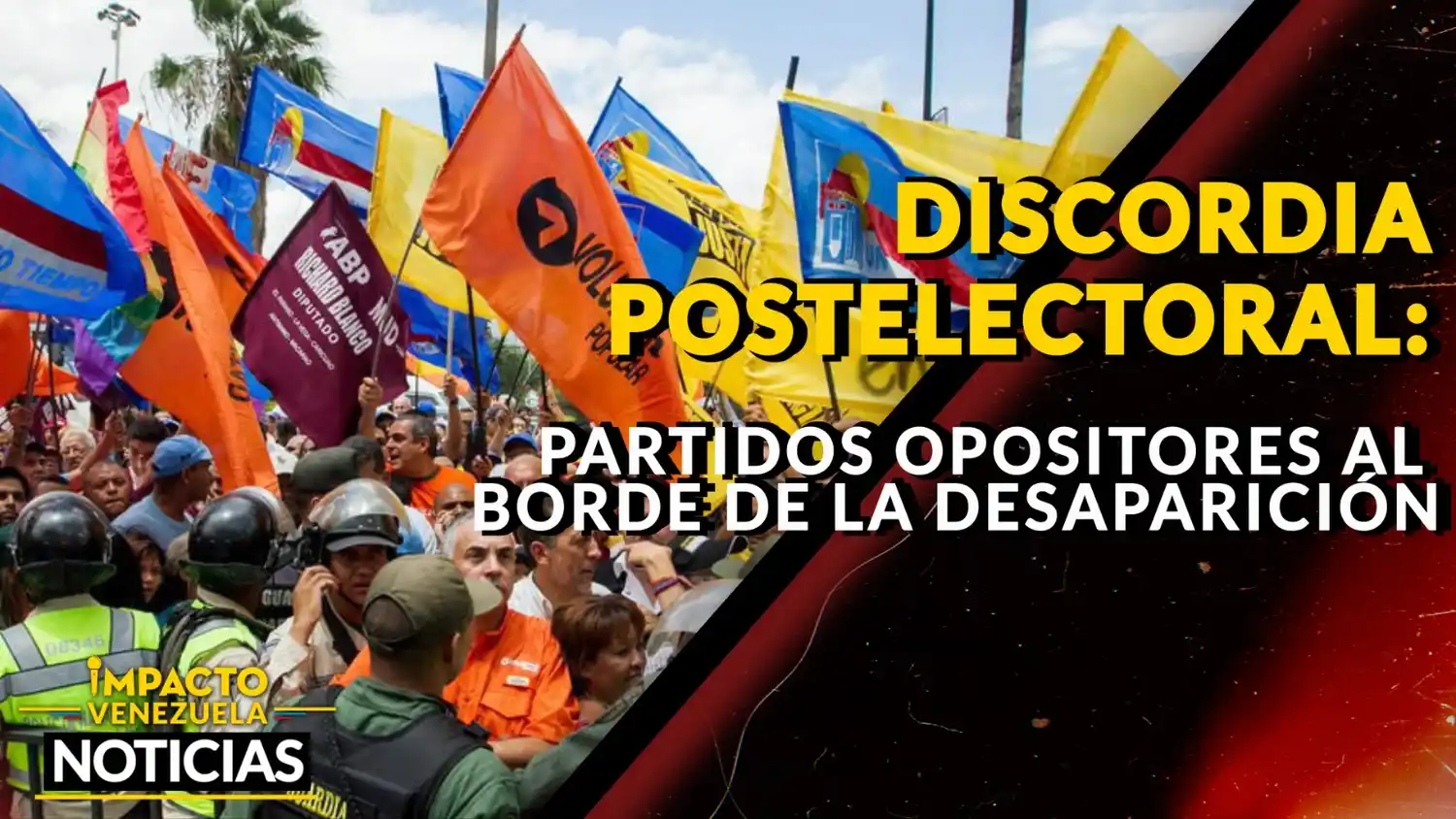 «POR DESCONOCER AL CNE Y EL TSJ», solicitan eliminar partidos opositores – VIDEO